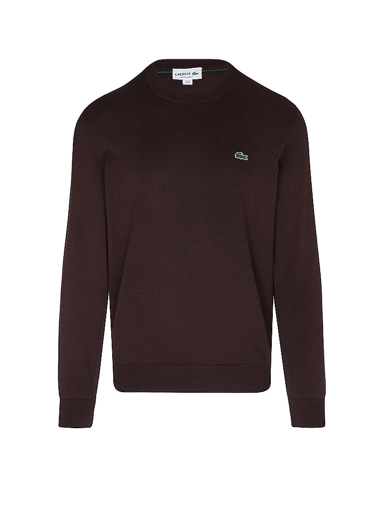 LACOSTE Pullover dunkelrot | L