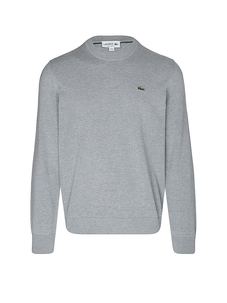 LACOSTE Pullover hellgrau | L