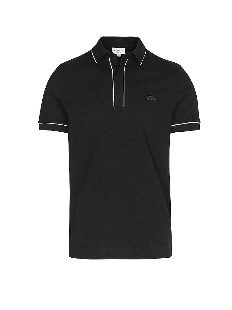 LACOSTE Poloshirt schwarz | M