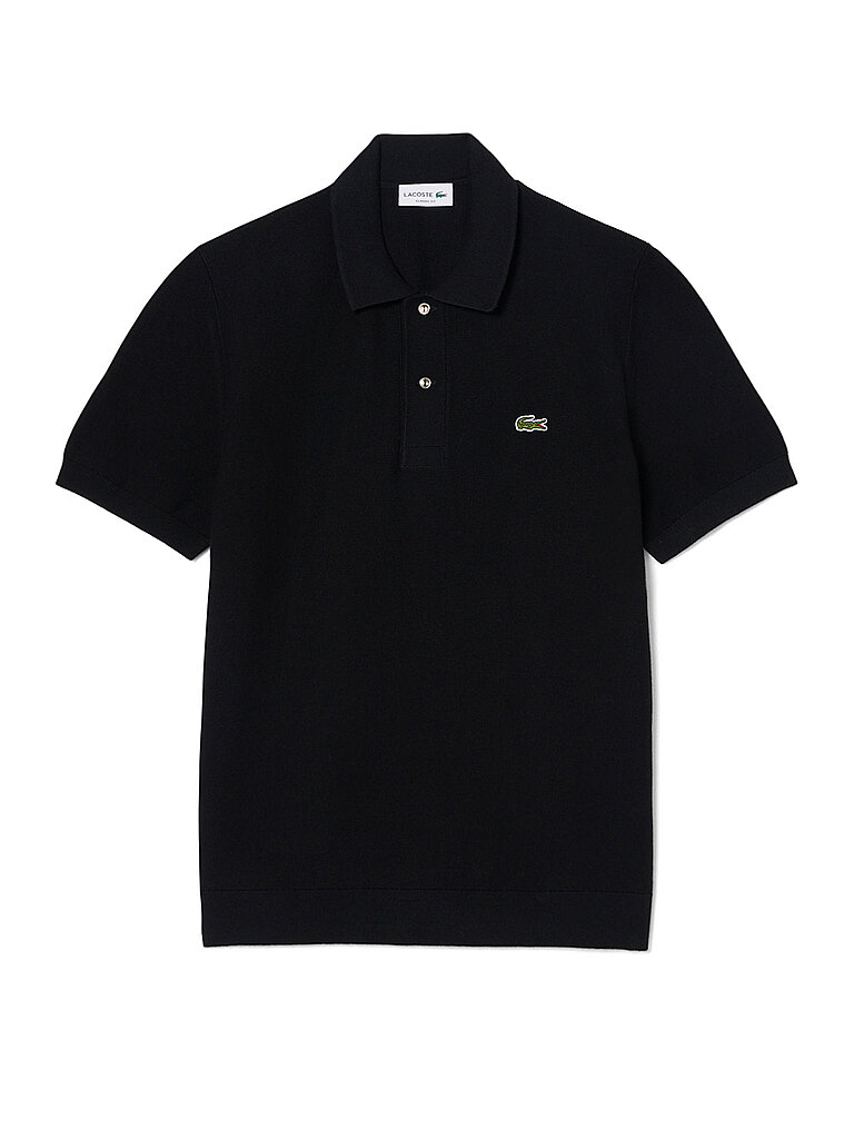 LACOSTE Poloshirt schwarz | S