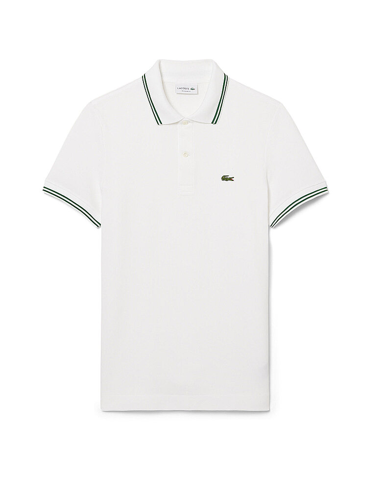 LACOSTE Poloshirt weiss | M