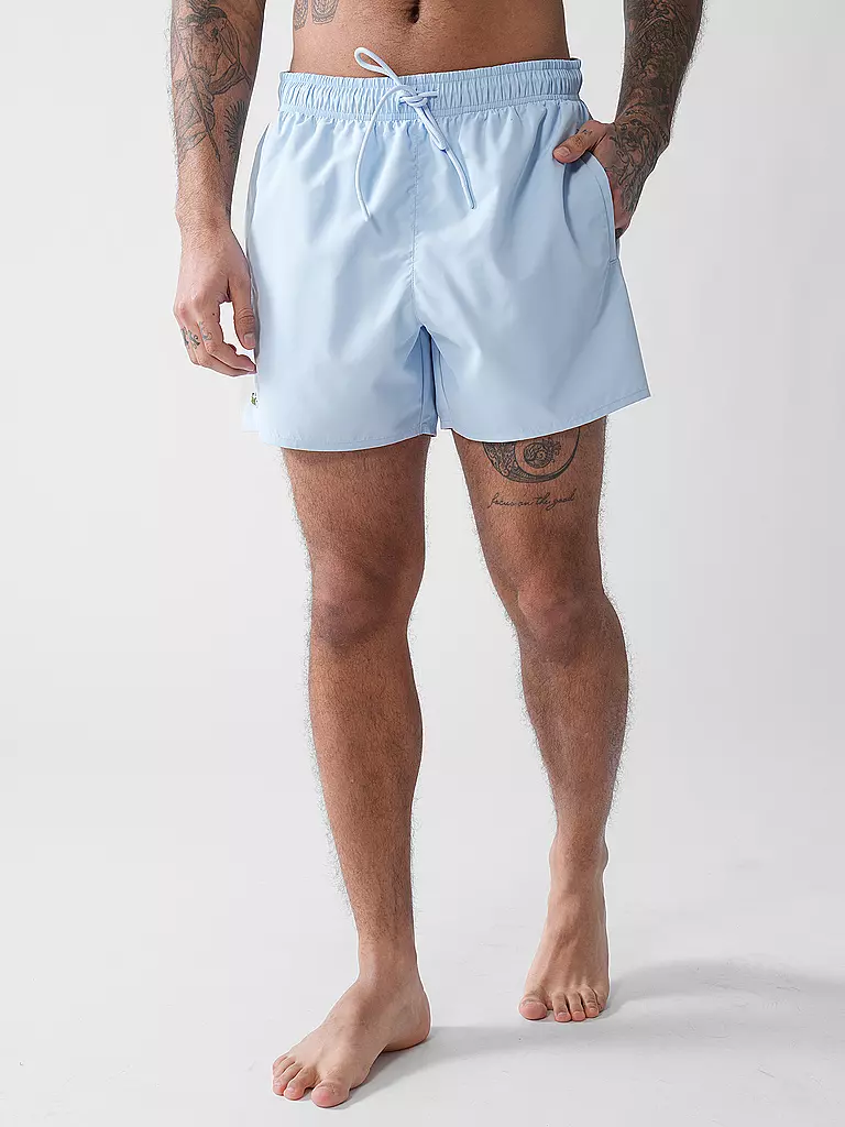 LACOSTE | Badeshorts | grün