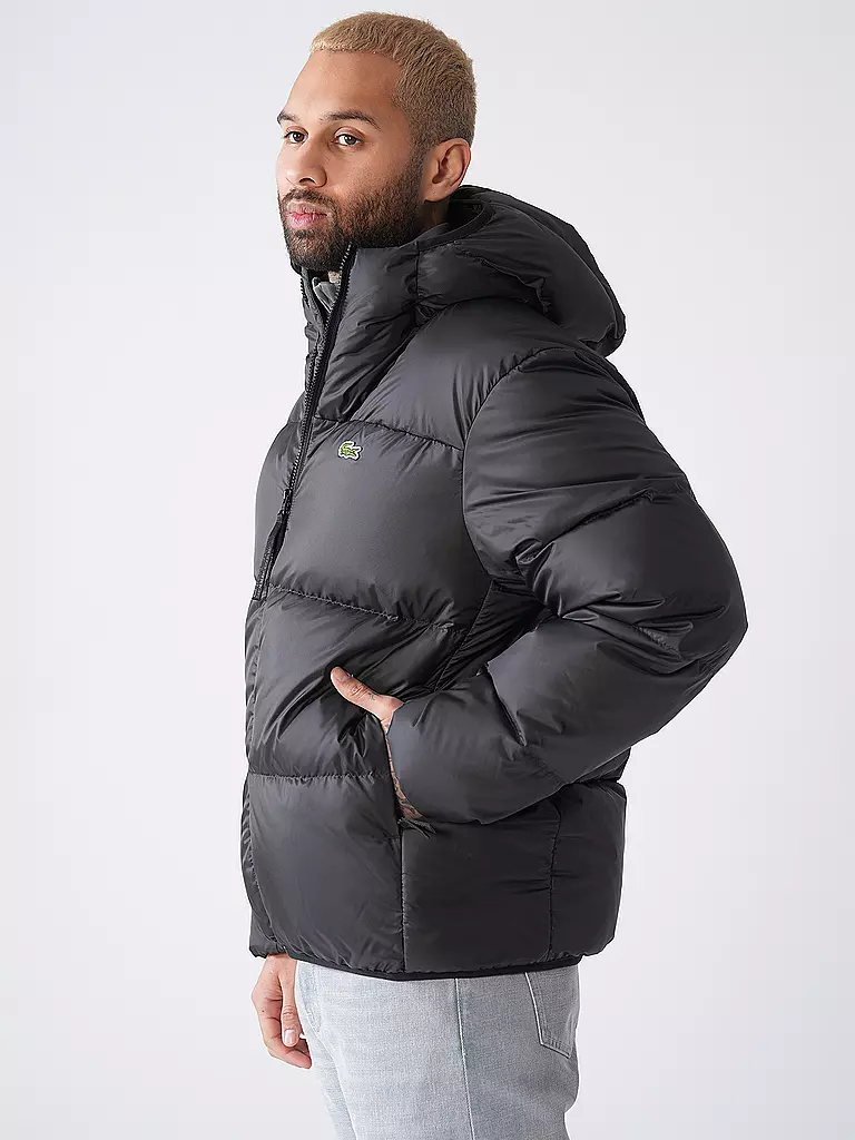 LACOSTE | Daunenjacke  | schwarz