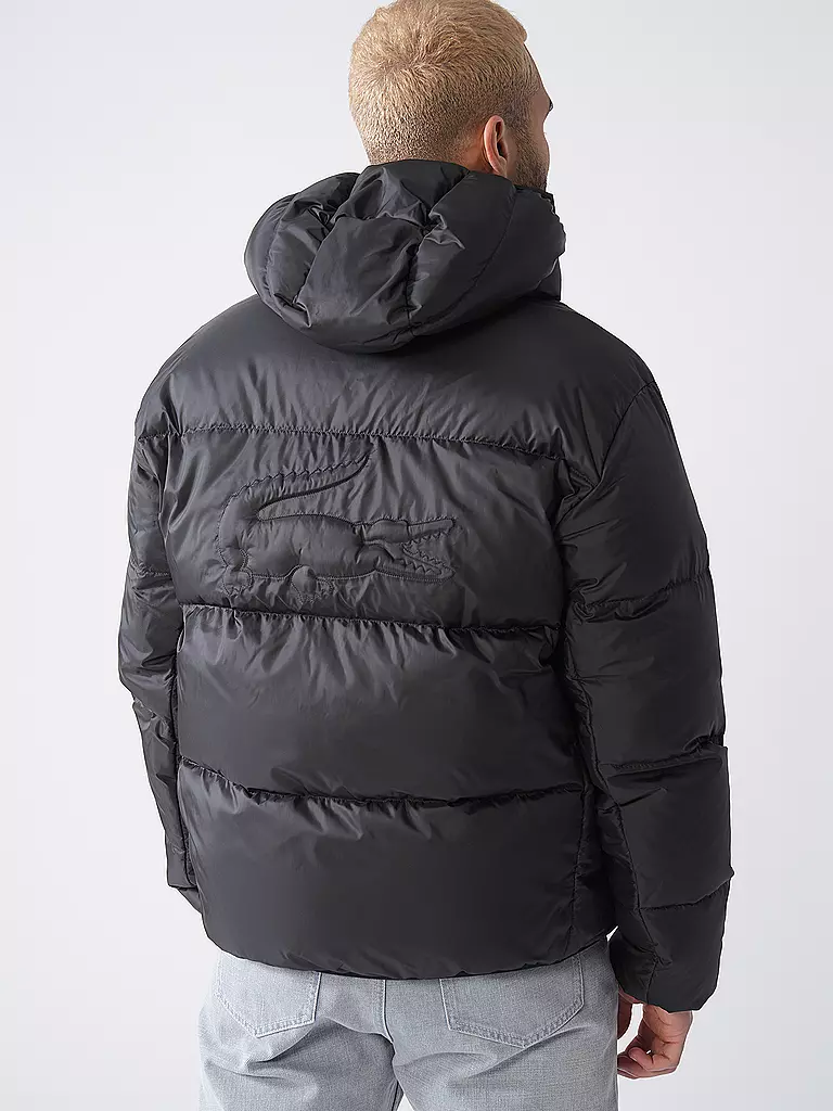 LACOSTE | Daunenjacke  | schwarz