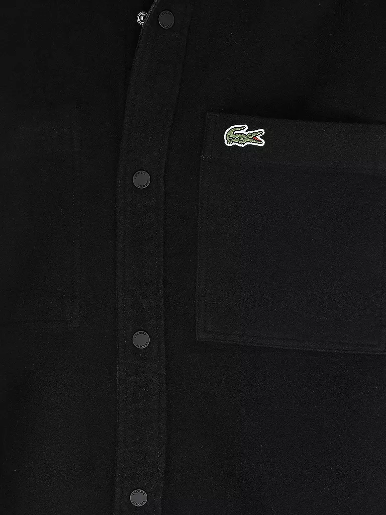 LACOSTE | Flanell Overshirt | olive