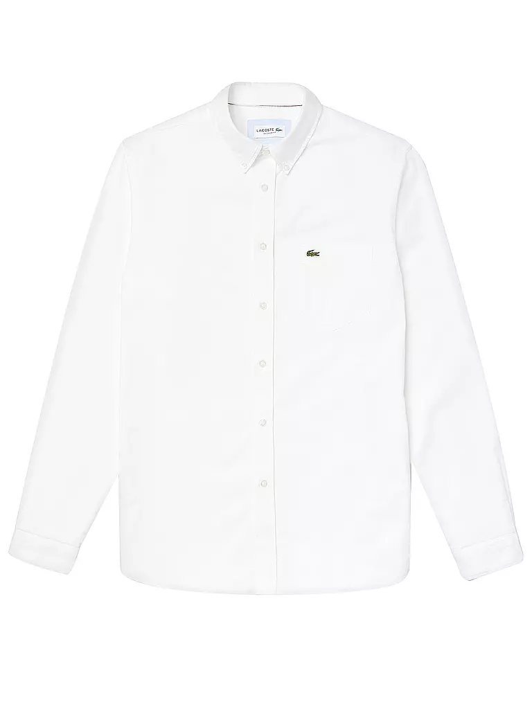 LACOSTE | Hemd Regular Fit  | weiß