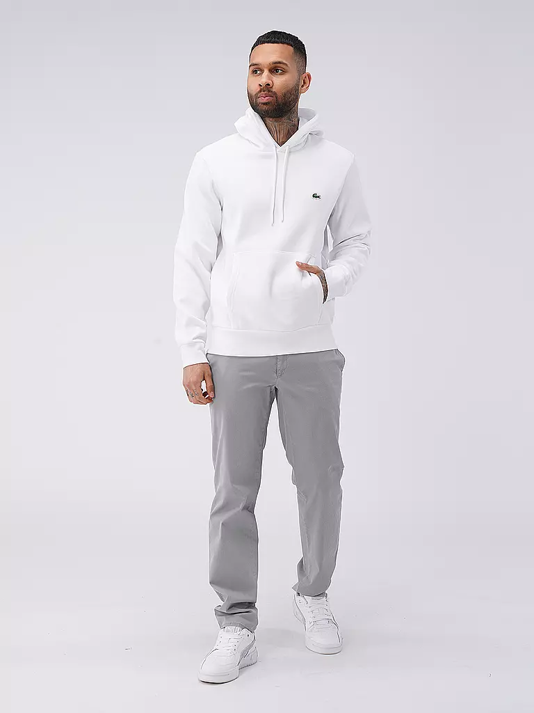 LACOSTE | Kapuzensweater - Hoodie | weiss