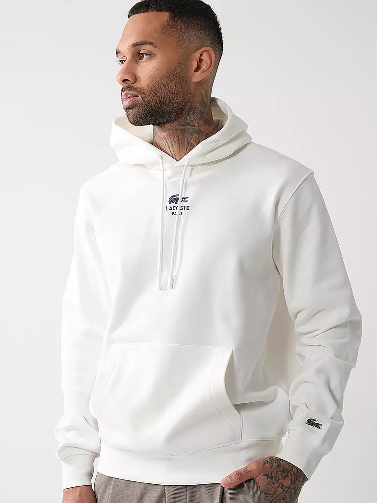 LACOSTE | Kapuzensweater - Hoodie | weiss