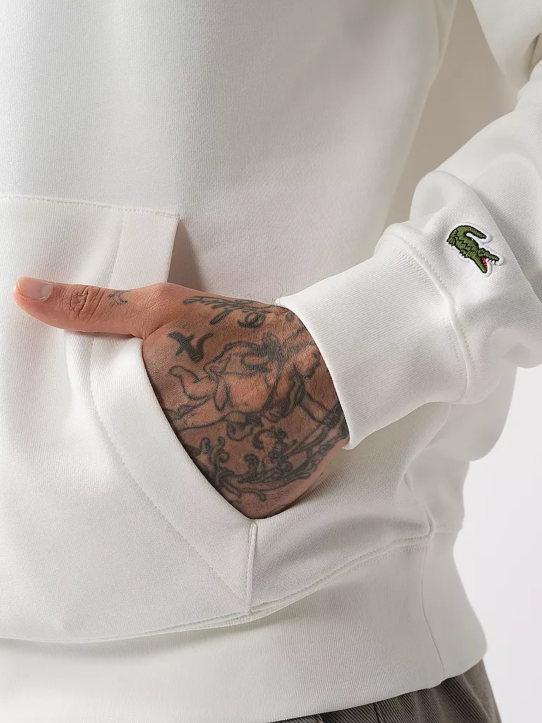 LACOSTE | Kapuzensweater - Hoodie | weiss