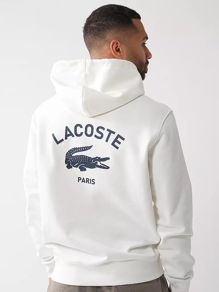 LACOSTE | Kapuzensweater - Hoodie | weiss