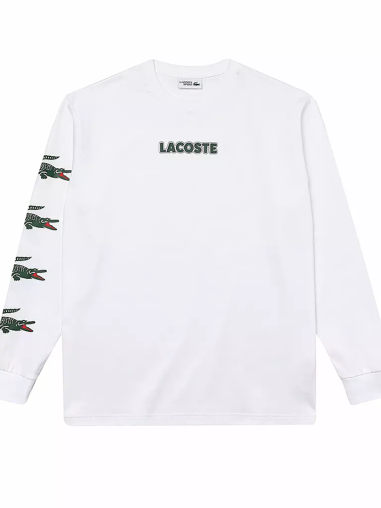 LACOSTE | Langarmshirt | weiß