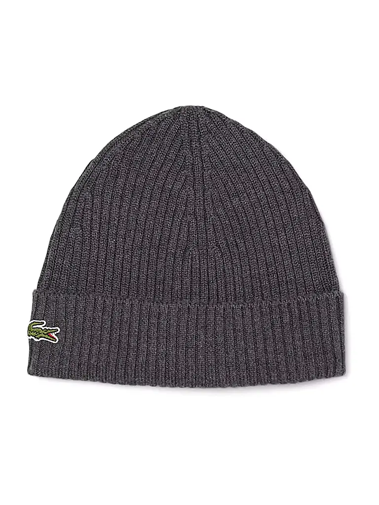 LACOSTE | Mütze - Beanie | grau