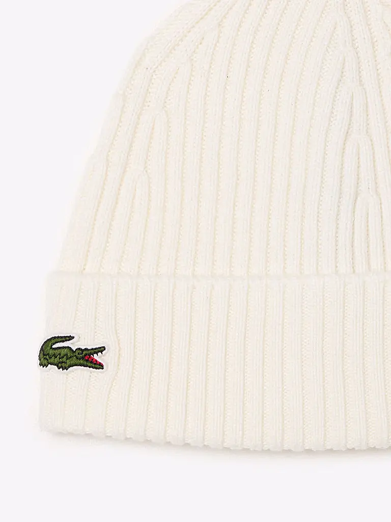 LACOSTE | Mütze - Beanie | creme