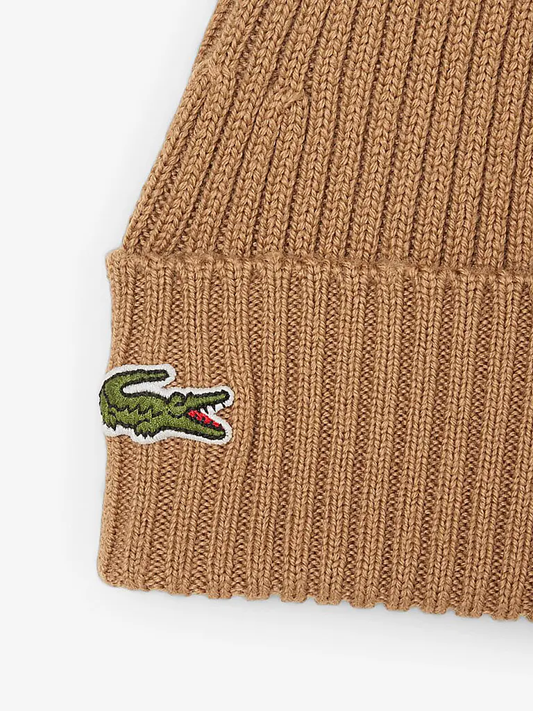 LACOSTE | Mütze - Beanie | braun