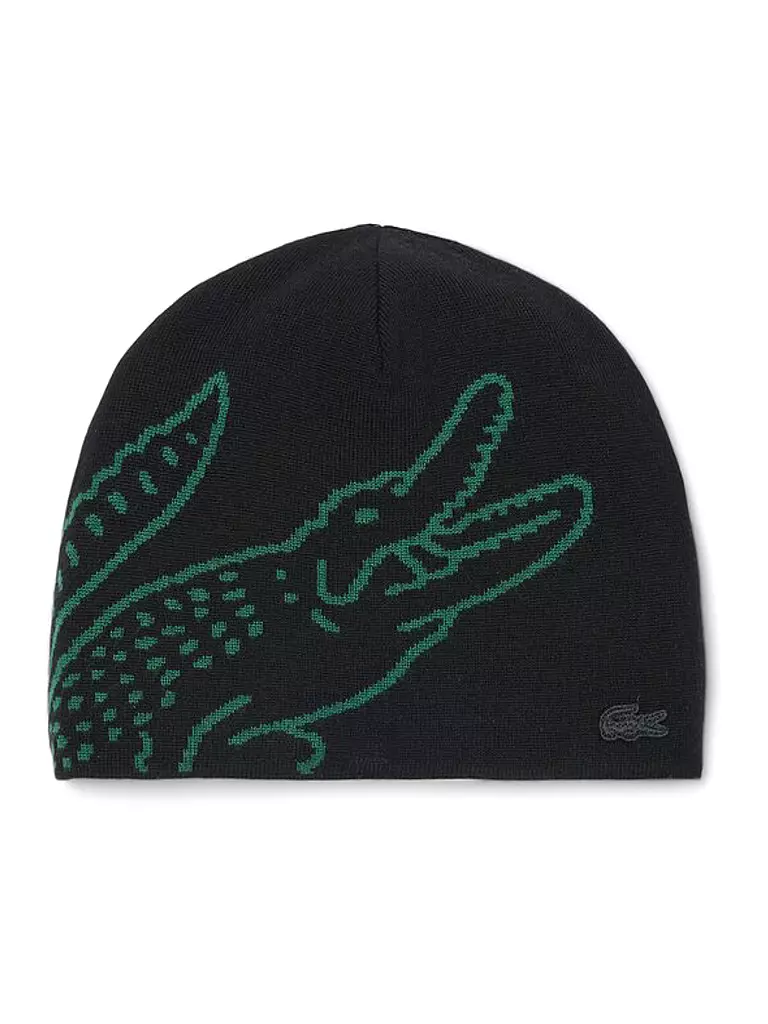 LACOSTE | Mütze - Haube  | schwarz