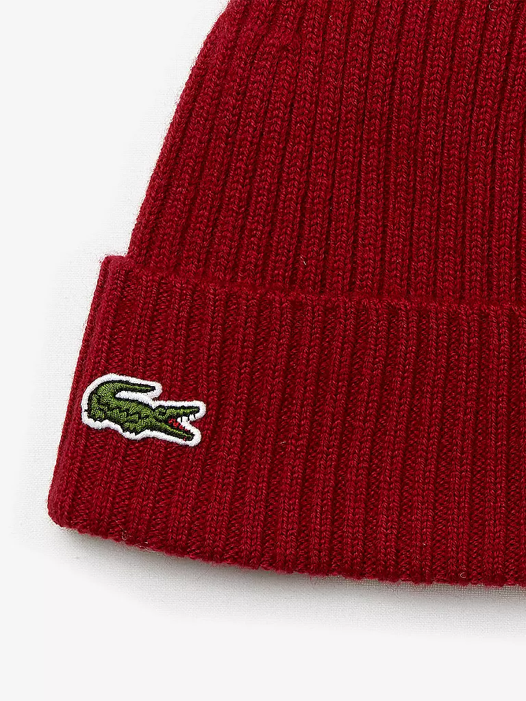 LACOSTE | Mütze - Haube | rot