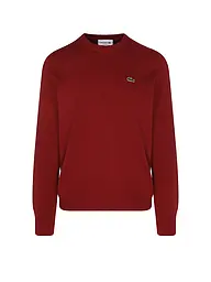LACOSTE | Pullover  | Dunkelrot