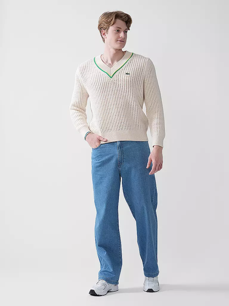 LACOSTE | Pullover  | creme