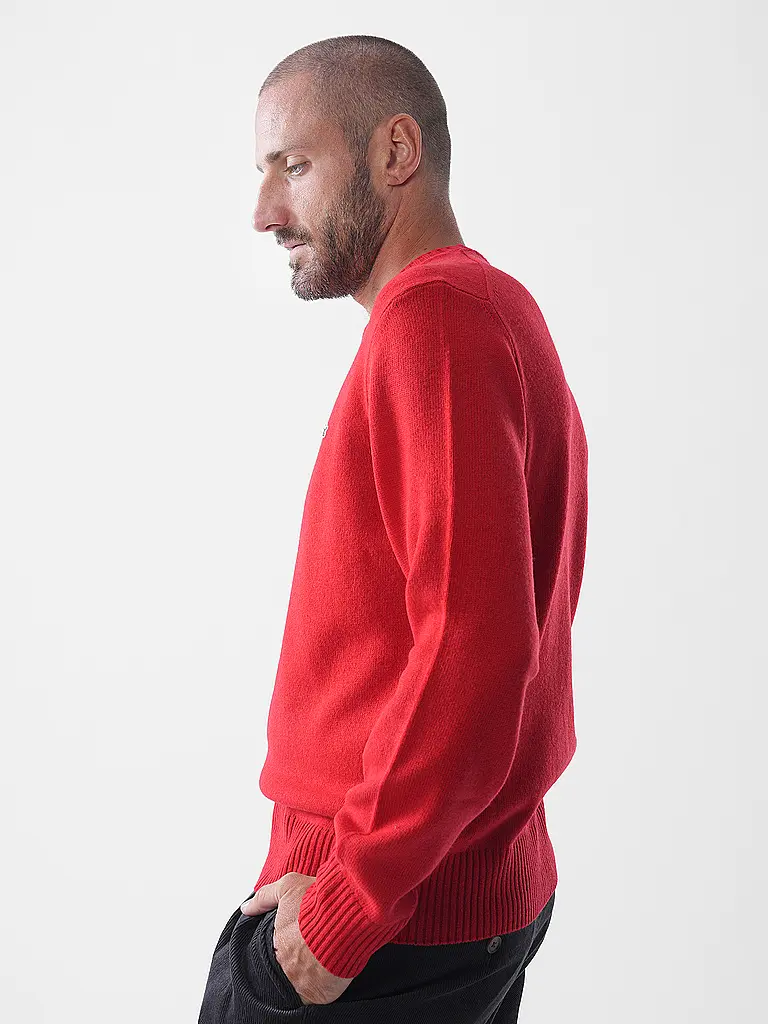 LACOSTE | Pullover  | rot