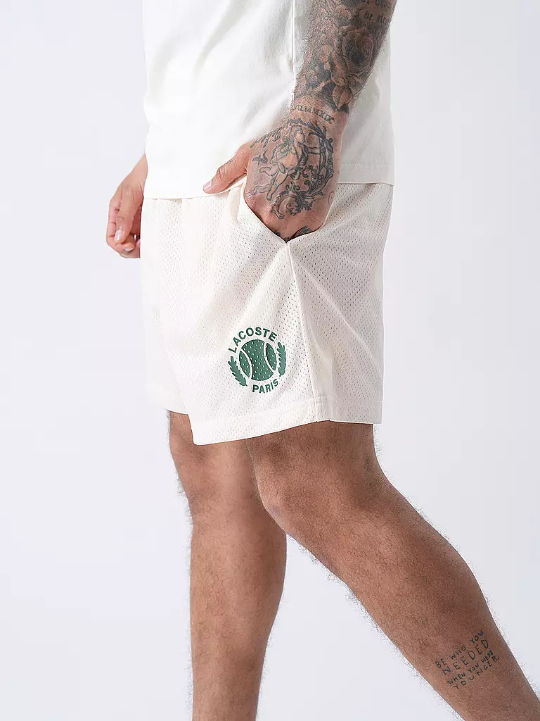 LACOSTE | Shorts  | creme