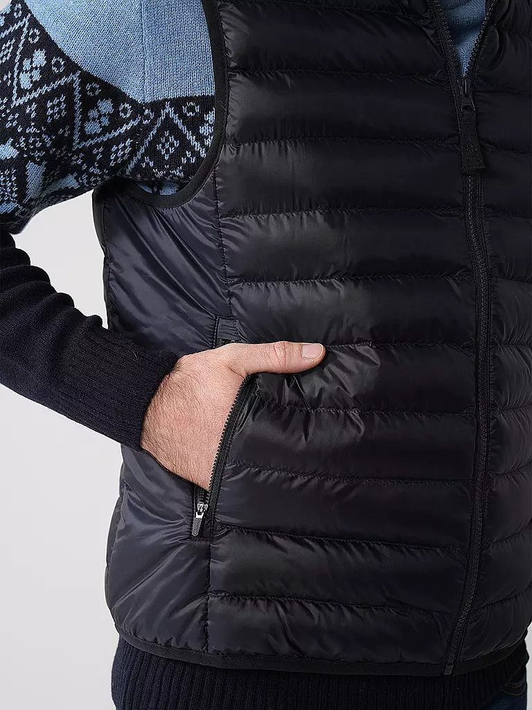 LACOSTE | Steppgilet | dunkelblau