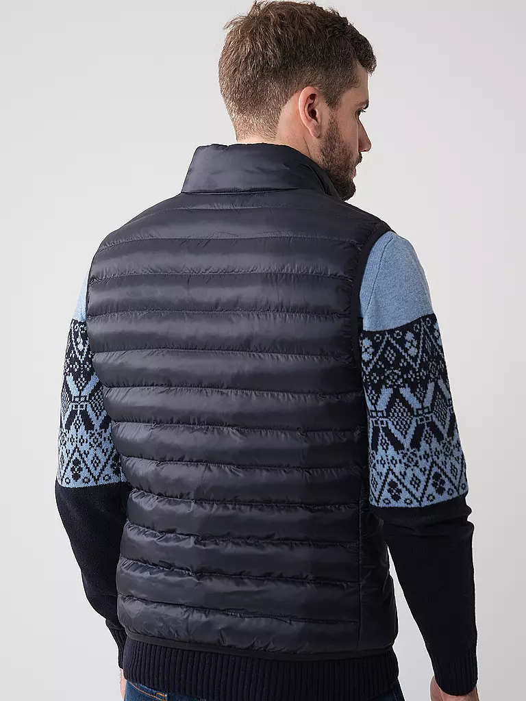 LACOSTE | Steppgilet | dunkelblau