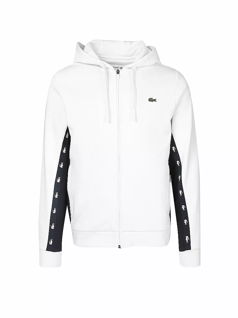 LACOSTE | Sweatjacke  | weiß
