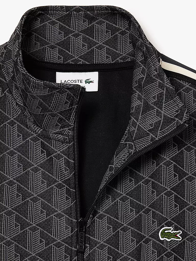 LACOSTE | Sweatjacke  | schwarz