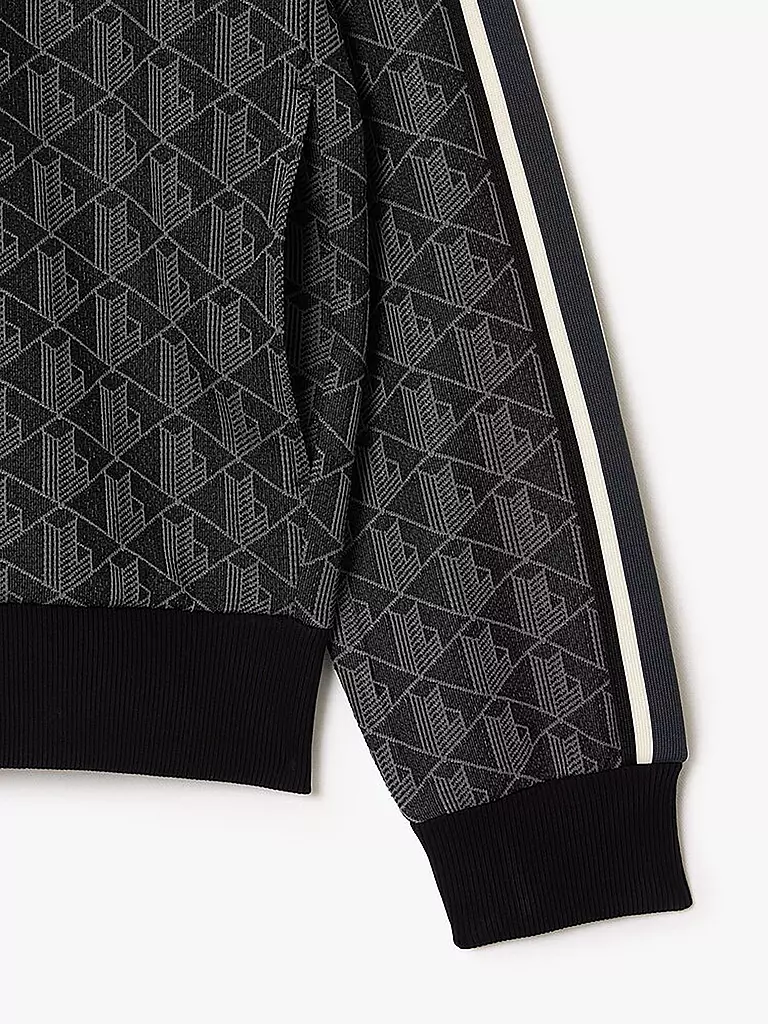 LACOSTE | Sweatjacke  | schwarz