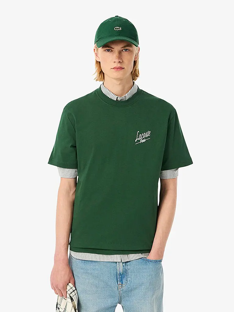 LACOSTE | T-Shirt  | grün