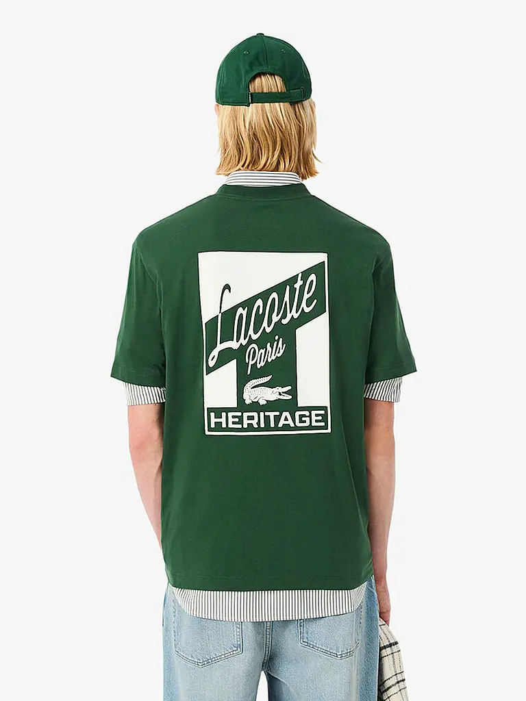 LACOSTE | T-Shirt  | grün