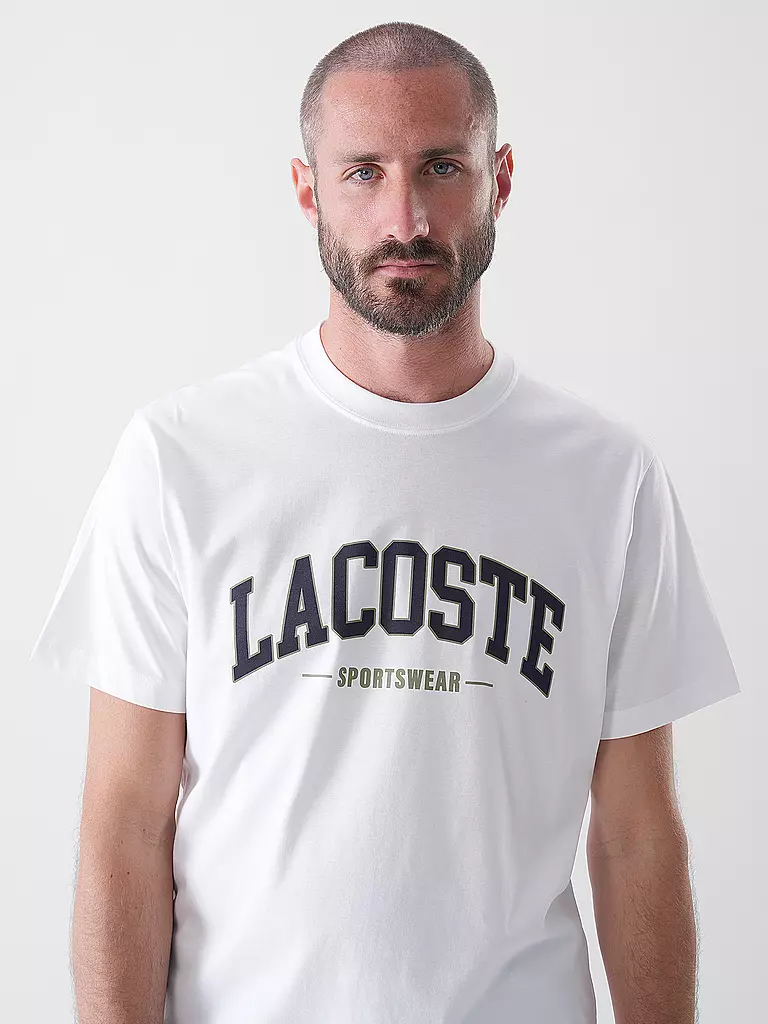 LACOSTE | T-Shirt  | weiss