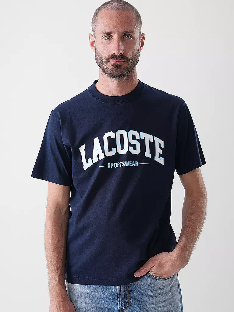 LACOSTE | T-Shirt  | dunkelblau