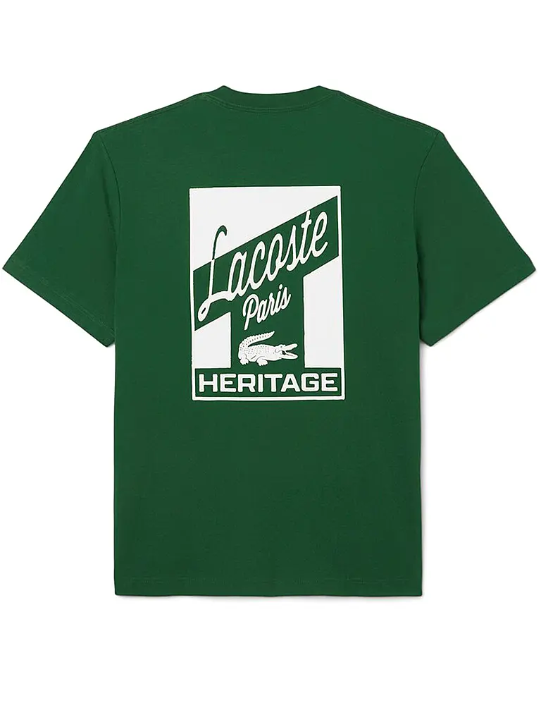 LACOSTE | T-Shirt  | grün