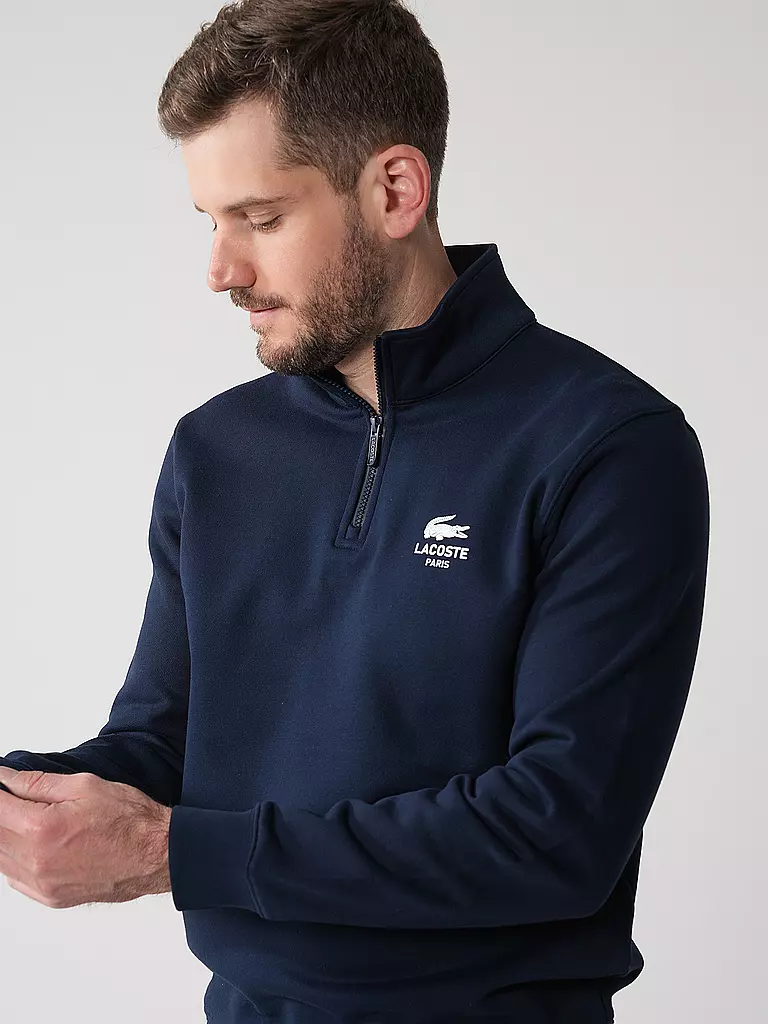 LACOSTE | Troyer Pullover | dunkelblau