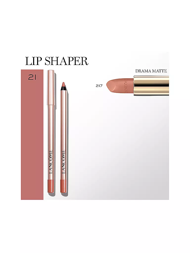 LANCÔME | Lippenkonturenstift - Lip Idôle Lip Shaper Creamy Matte Lip Liner (21 Shade-throwing Beige) | hellbraun