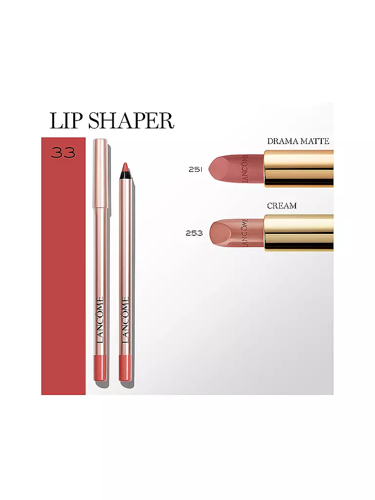 LANCÔME | Lippenkonturenstift - Lip Idôle Lip Shaper Creamy Matte Lip Liner (33 Idôle nude) | hellbraun