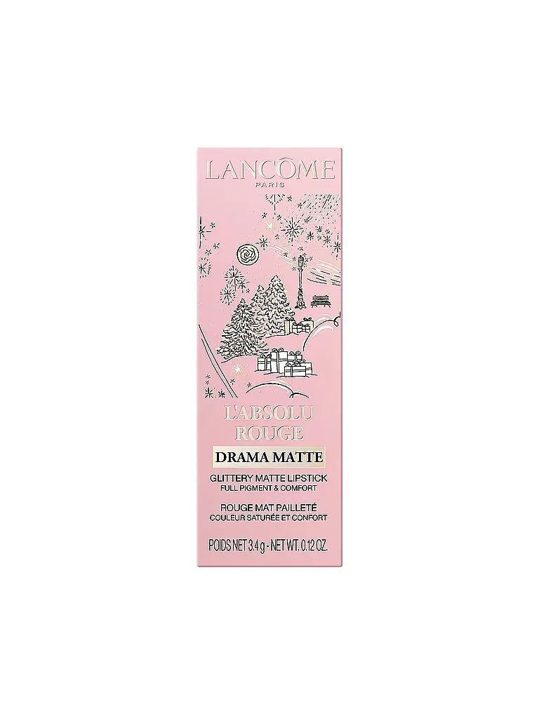 LANCÔME | Lippenstift - L'Absolu Drama Matte Holiday Collection (296 Shimmery Dramaphoria) | rosa