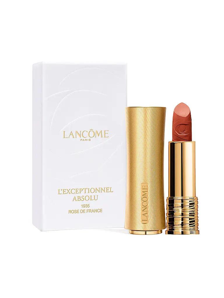 LANCÔME | Lippenstift - L'Exceptionnel Absolu Drama Matte Collector Edition (1935 Rose de France) | kupfer