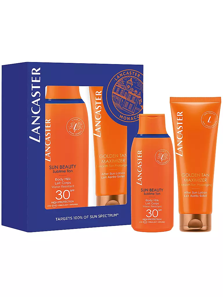 LANCASTER | Geschenkset - Sun Beauty Body Milk SPF 30 175ml / Golden Tan Maximizer After Sun Lotion 125ml | keine Farbe