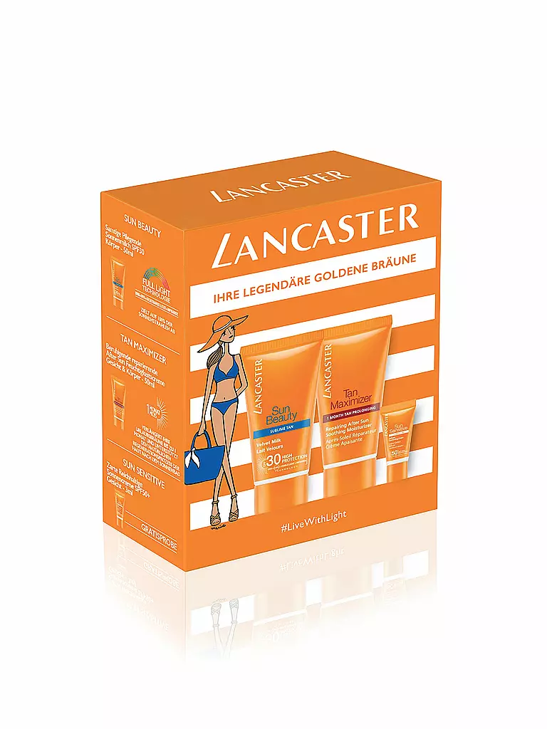 LANCASTER | Set - Sun Care Kit 2x50ml/3ml | transparent