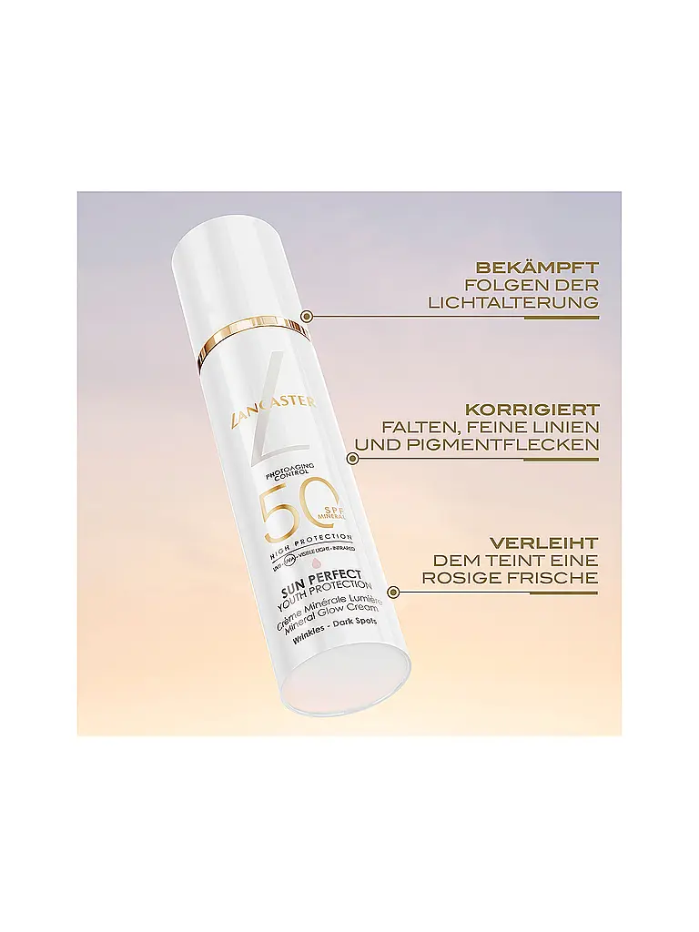 LANCASTER | Sonnenpflege - Sun Perfect Mineral Glow Cream SPF50 50 ml | 