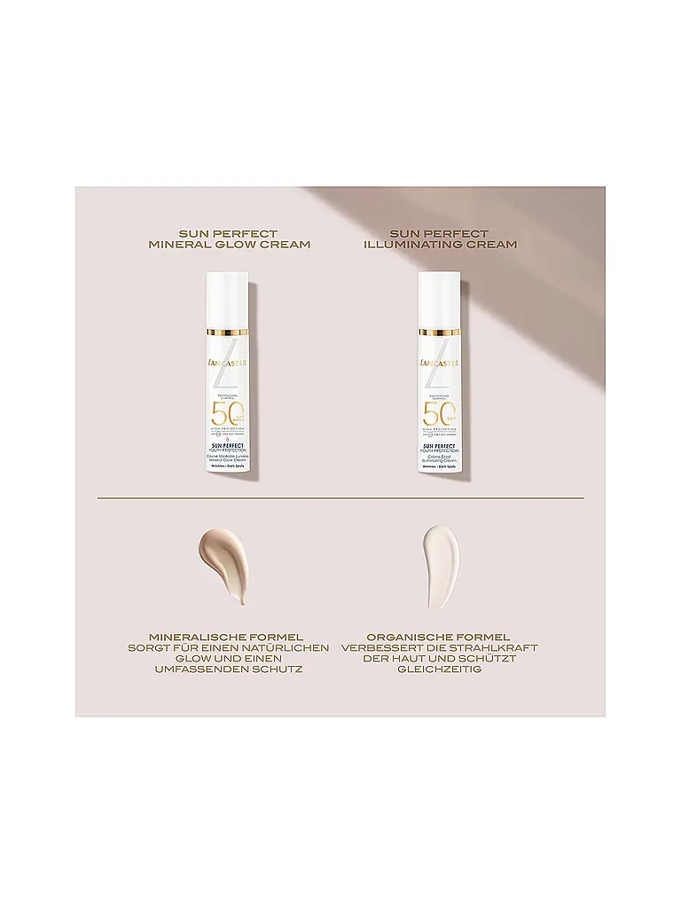 LANCASTER | Sonnenpflege - Sun Perfect Mineral Glow Cream SPF50 50 ml | 