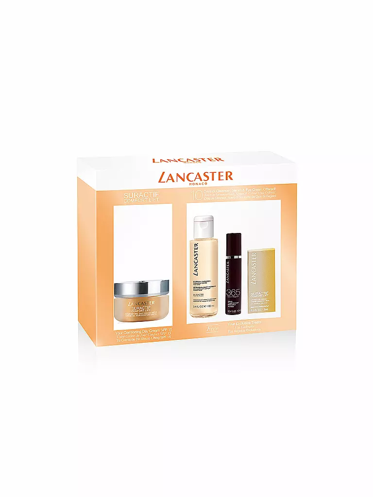 LANCASTER | Suractif Comfort Lift - Day Cream Set 50ml/10ml/3ml/100ml | transparent