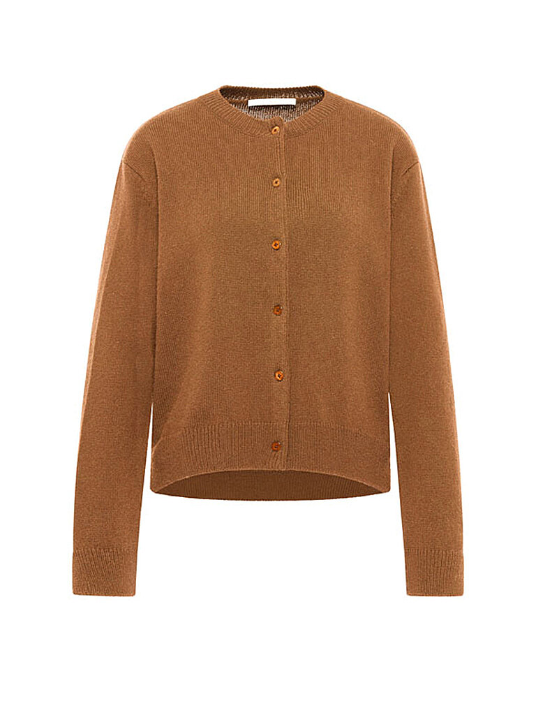 LANIUS Strickjacke Boxy Fit camel | 40
