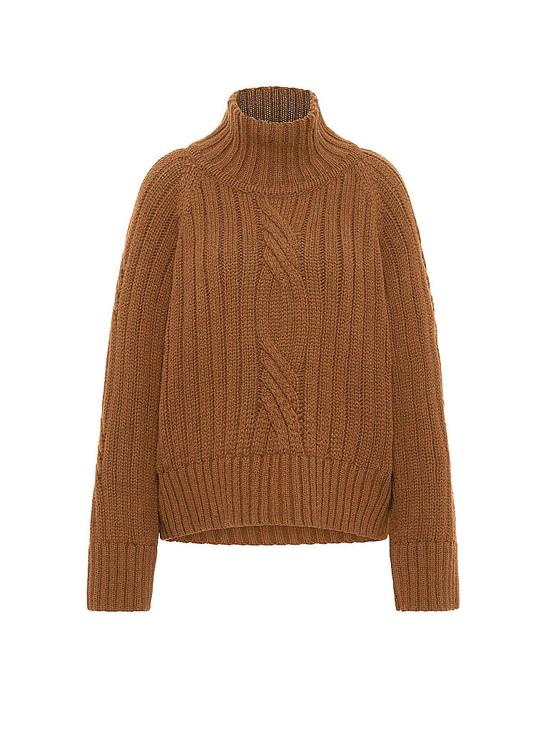 LANIUS Rollkragenpullover camel | 42