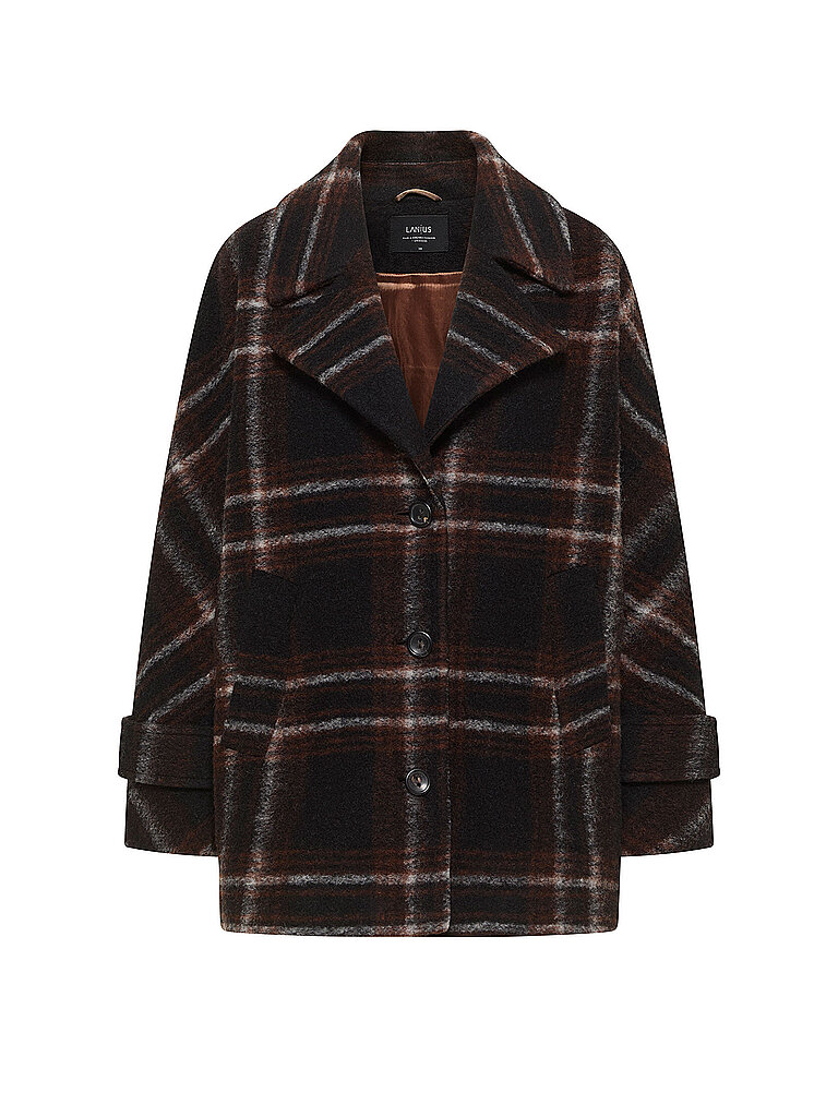 LANIUS Wollmantel braun | 40