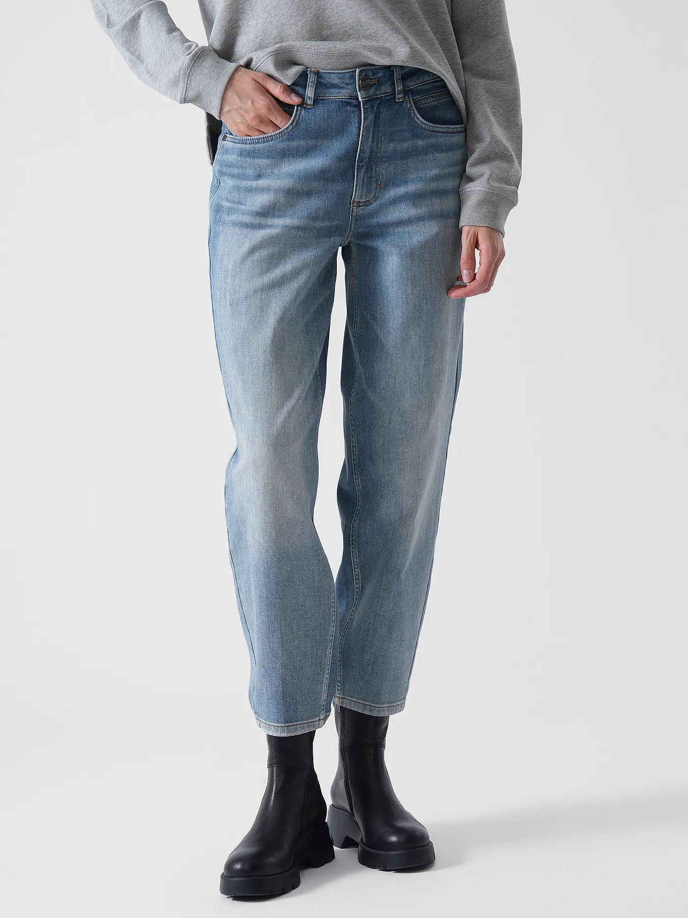 LANIUS | Jeans Boyfriend Fit  | hellblau