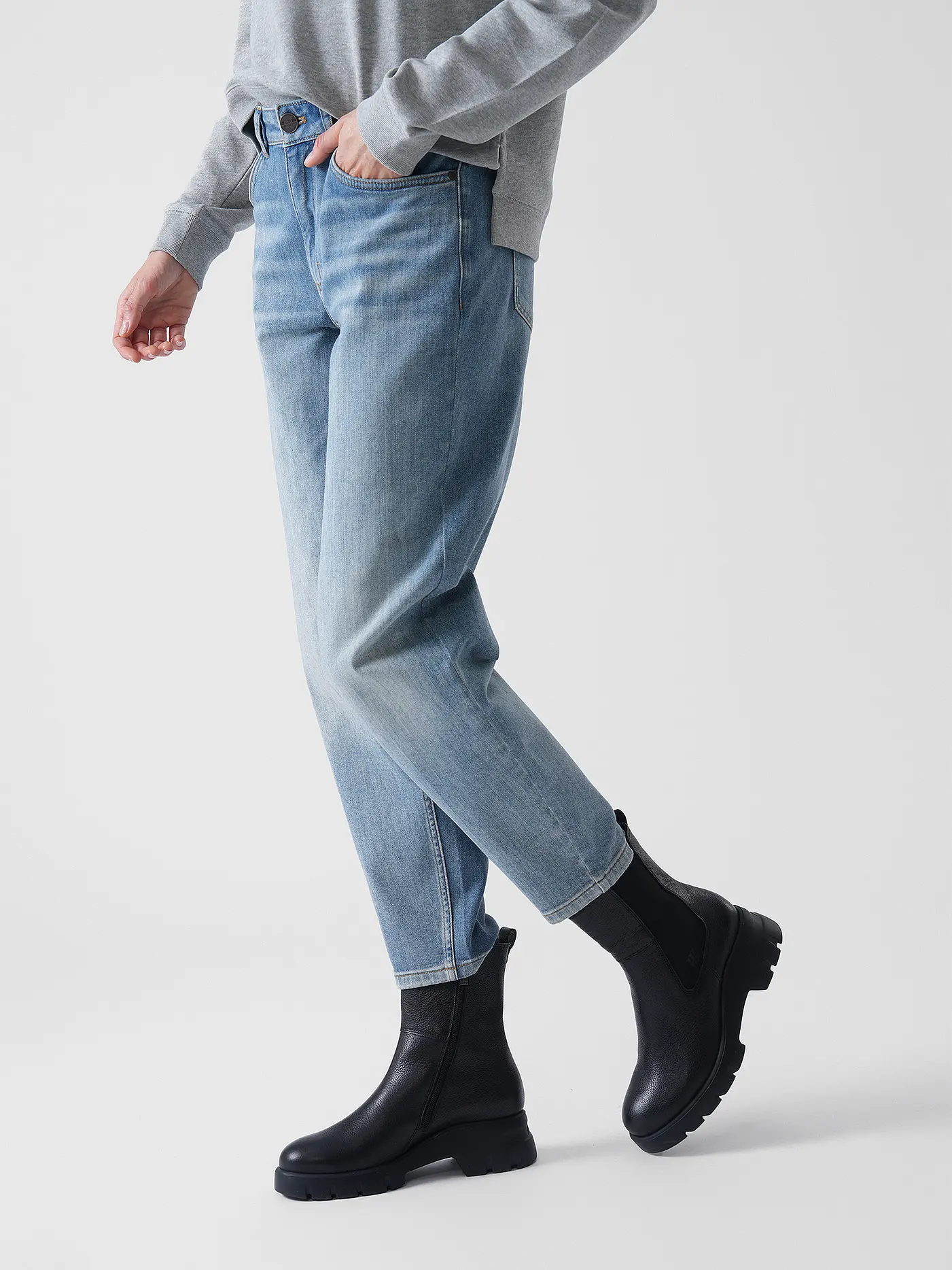 LANIUS | Jeans Boyfriend Fit  | hellblau