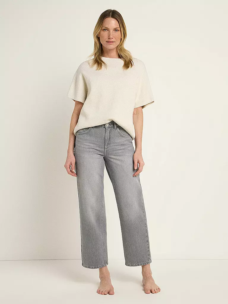 LANIUS | Jeans Mom Fit 7/8 | hellgrau